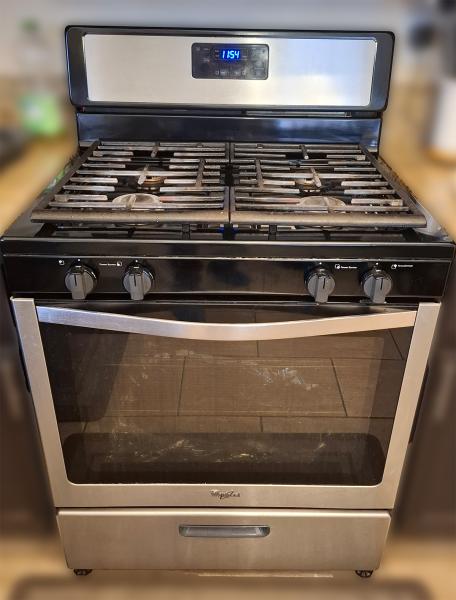 Whirlpool Gas Range Repair in Las Vegas (WGF320M0BS3)